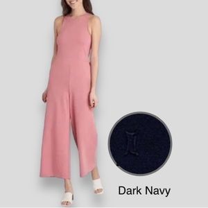 Kit & Ace Made to Move Jumpsuit in Dark Navy | Size 8